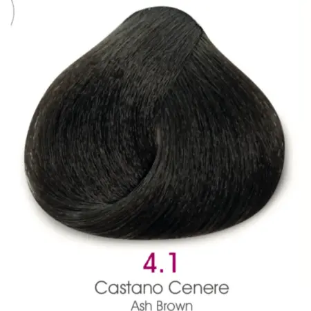 TMT Milano Art Collection Crema Colorante Luminacolor 4.1 Castaño Medio Ceniza 100ml - 1